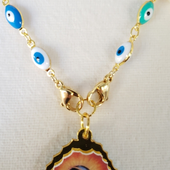 Lady of Guadalupe Virgin Guadalupe. Evil Eye Pearl - Picture 10 of 16